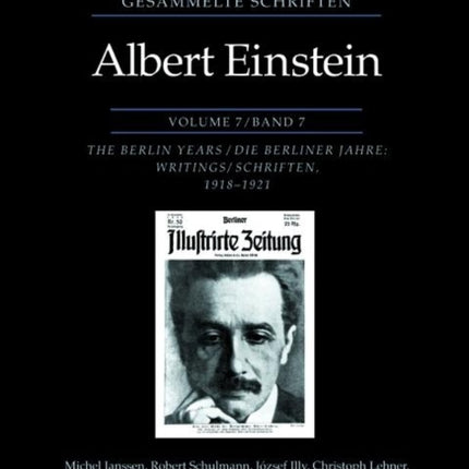 The Collected Papers of Albert Einstein, Volume 7: The Berlin Years: Writings, 1918-1921