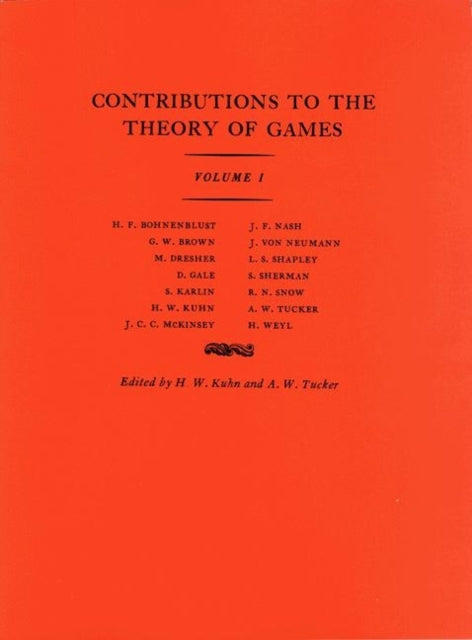 Contributions to the Theory of Games (AM-24), Volume I