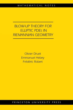 Blow-up Theory for Elliptic PDEs in Riemannian Geometry (MN-45)