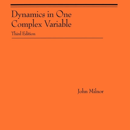 Dynamics in One Complex Variable
