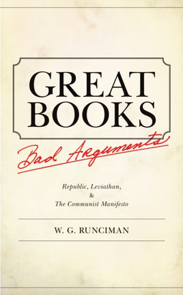 Great Books Bad Arguments  Republic Leviathan and
