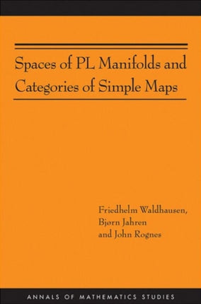 Spaces of PL Manifolds and Categories of Simple Maps (AM-186)