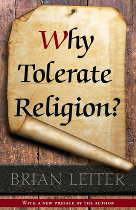 Why Tolerate Religion  Updated Edition