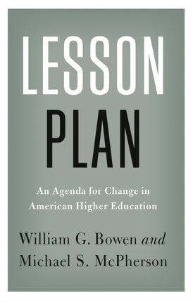 Lesson Plan: An Agenda for Change in American Higher Education