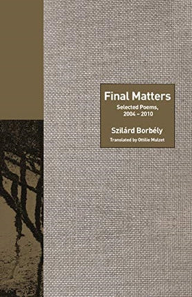 Final Matters: Selected Poems, 2004-2010