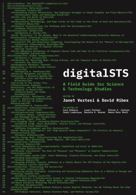 digitalSTS: A Field Guide for Science & Technology Studies