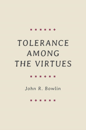 Tolerance among the Virtues