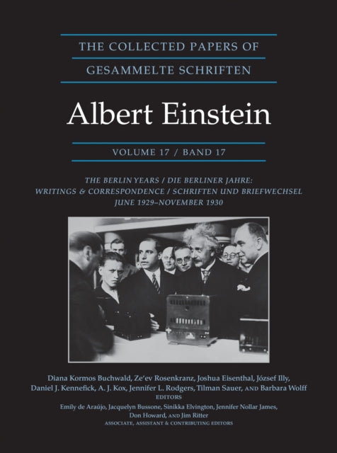 The Collected Papers of Albert Einstein Volume 17 Documentary Edition