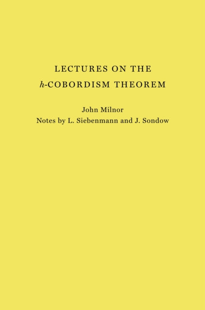 Lectures on the hCobordism Theorem