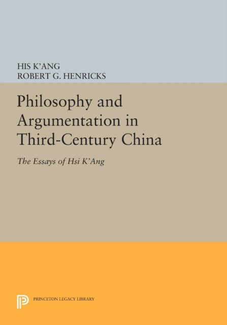 Philosophy and Argumentation in ThirdCentury