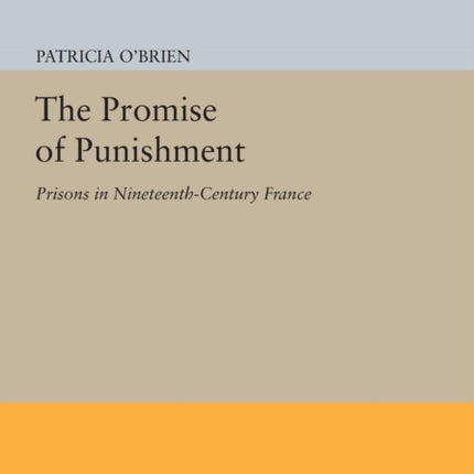 The Promise of Punishment: Prisons in Nineteenth-Century France