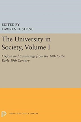 The University in Society Volume I
