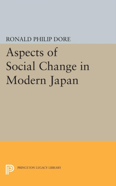 Aspects of Social Change in Modern Japan