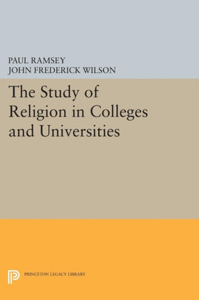 The Study of Religion in Colleges and