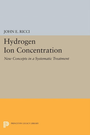 Hydrogen Ion Concentration  New Concepts in a