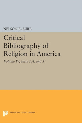 Critical Bibliography of Religion in America