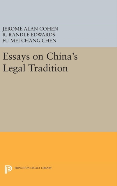 Essays on China's Legal Tradition