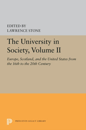 The University in Society Volume II  Europe