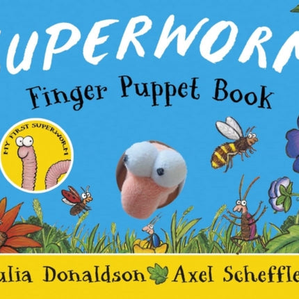 Superworm Finger Puppet Book - the wriggliest, squiggliest superhero ever!