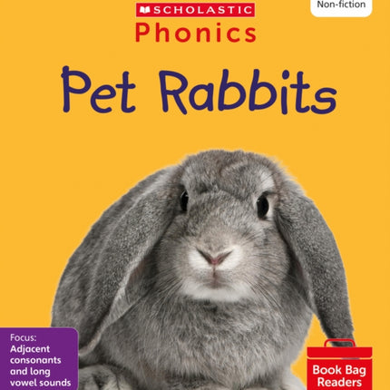 Pet Rabbits (Set 8) Matched to Little Wandle Letters and Sounds Revised