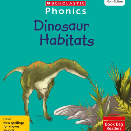 Dinosaur Habitats (Set 12) Matched to Little Wandle Letters and Sounds Revised