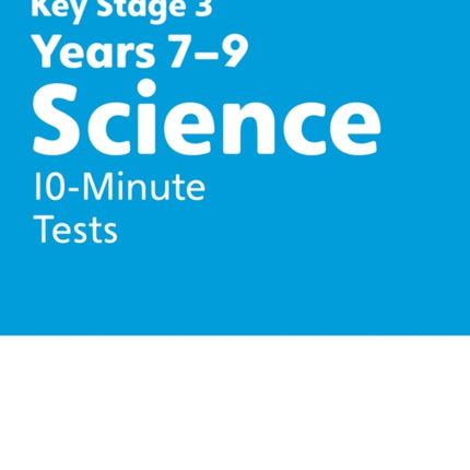 Science 10Minute Tests Ages 1114
