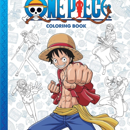 x One Piece Official Colouring Book