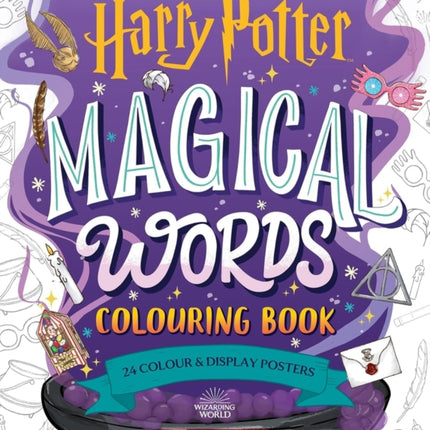 Magical Words Colouring Book