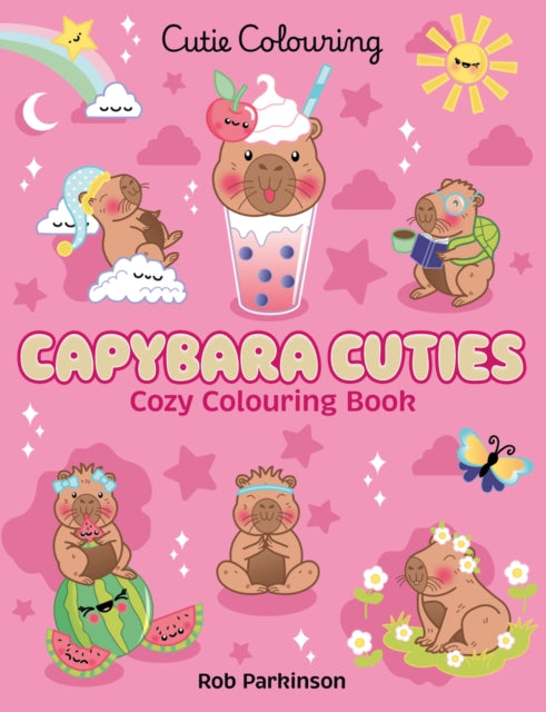Capybara Cuties Colouring Book