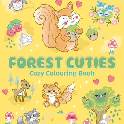 Forest Cuties Colouring Book