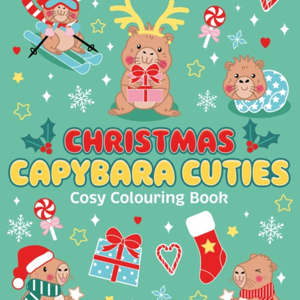 Christmas Capybara Cuties