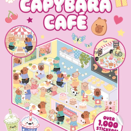 Cutie Stickering 1 Capybara Cafe