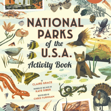 National Parks of the USA Activity Book With More Than 15 Activities A Foldout Poster and 50 Stickers