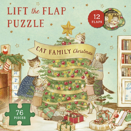 Cat Family Christmas LifttheFlap Puzzle