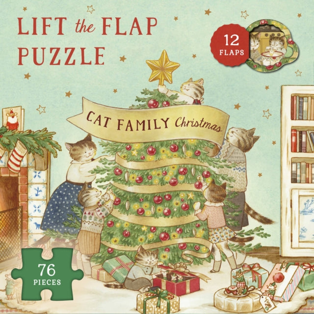 Cat Family Christmas LiftTheFlap Puzzle