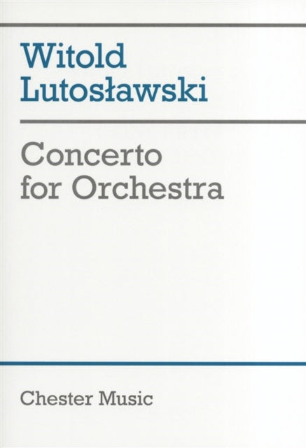 Concerto For Orchestra