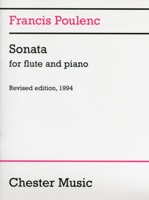 Sonata For Flute And Piano