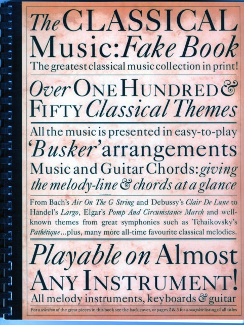 The Classical Music Fake Book