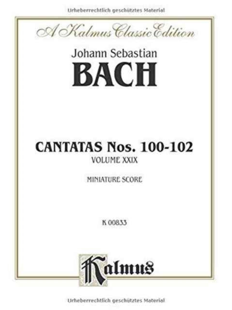 Cantatas No 100102