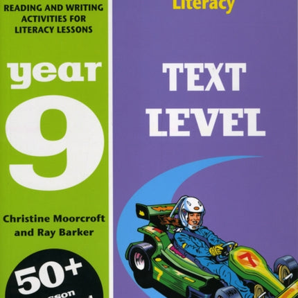 Text Level: Year 9: Comprehension Activities for Literacy Lessions