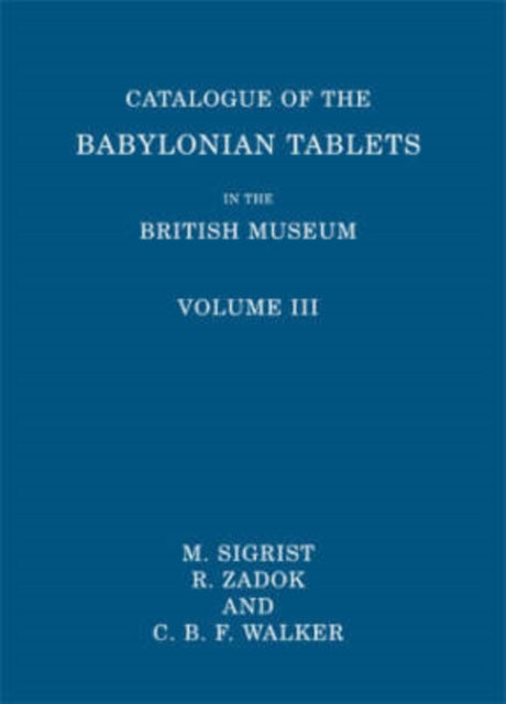 Catalogue of the Babylonian Tablets in the British Museum Volume III 03