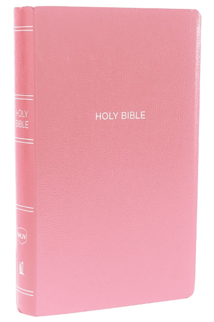 NKJV Gift and Award Bible LeatherLook Pink Red Letter Comfort Print