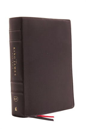 KJV, The King James Study Bible, Genuine Leather, Black, Red Letter, Full-Color Edition: Holy Bible, King James Version