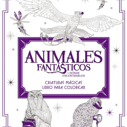 Animales Fantásticos Y Dónde Encontrarlos: Criaturas Mágicas. Libro Para Colorea