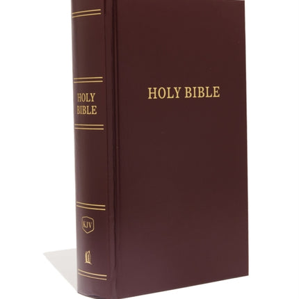 KJV, Pew Bible, Large Print, Hardcover, Burgundy, Red Letter, Comfort Print: Holy Bible, King James Version