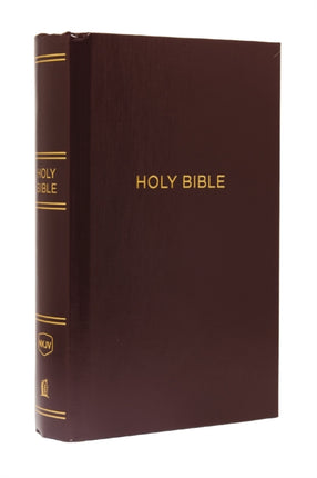 NKJV, Pew Bible, Large Print, Hardcover, Burgundy, Red Letter, Comfort Print: Holy Bible, New King James Version