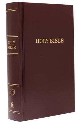 KJV, Pew Bible, Hardcover, Burgundy, Red Letter, Comfort Print: Holy Bible, King James Version