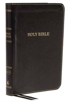 KJV, Thinline Bible, Compact, Leathersoft, Black, Red Letter, Comfort Print: Holy Bible, King James Version