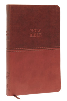 KJV Holy Bible: Value Thinline, Brown Leathersoft, Red Letter, Comfort Print: King James Version: Holy Bible, King James Version