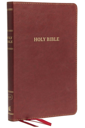 KJV Holy Bible: Thinline, Burgundy Leathersoft, Red Letter, Comfort Print: King James Version: Holy Bible, King James Version